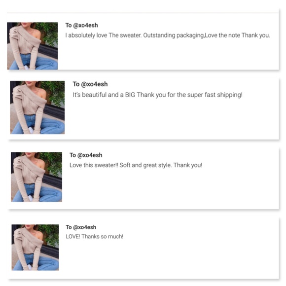 One Shoulder Cable Knit Nude Pink Sweater - Picture 8 of 11